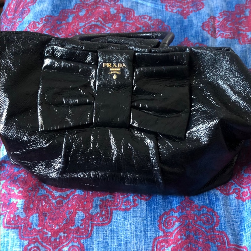 Prada leather satchel